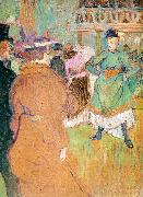  Henri  Toulouse-Lautrec The Beginning of the Quadrille at the Moulin Rouge oil painting reproduction